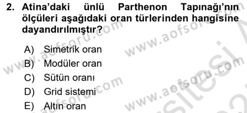 Görsel Sistem Tasarımları Dersi 2024 - 2025 Yılı (Final) Dönem Sonu Sınav Soruları 2. Soru