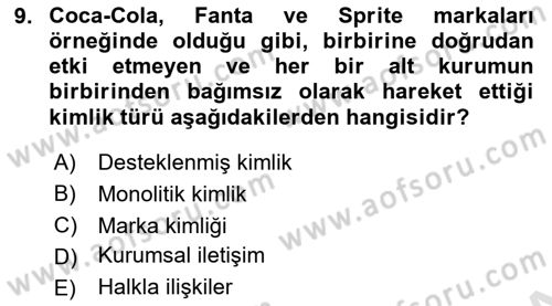 Görsel Sistem Tasarımları Dersi 2024 - 2025 Yılı (Final) Dönem Sonu Sınav Soruları 9. Soru