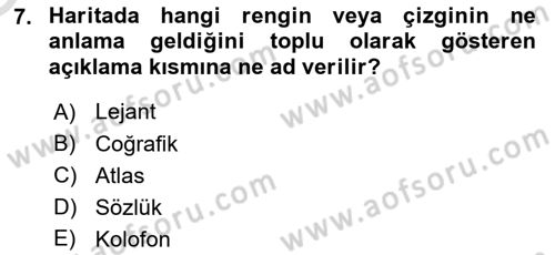 Görsel Sistem Tasarımları Dersi 2024 - 2025 Yılı Yaz Okulu Sınav Soruları 7. Soru