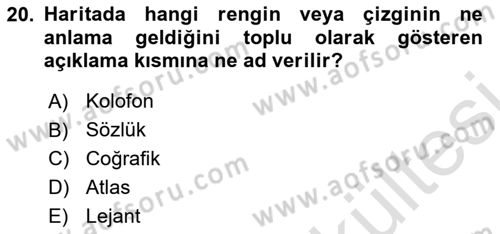 Görsel Sistem Tasarımları Dersi 2025 - 2026 Yılı (Vize) Ara Sınav Soruları 20. Soru