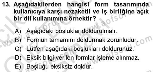 Görsel Sistem Tasarımları Dersi 2025 - 2026 Yılı (Final) Dönem Sonu Sınav Soruları 13. Soru