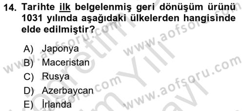 Sürdürülebilir Grafik Tasarım Dersi 2023 - 2024 Yılı (Vize) Ara Sınav Soruları 14. Soru