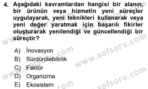 Sürdürülebilir Grafik Tasarım Dersi 2023 - 2024 Yılı (Vize) Ara Sınav Soruları 4. Soru