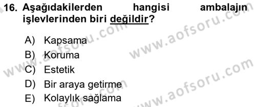 Sürdürülebilir Grafik Tasarım Dersi 2023 - 2024 Yılı (Final) Dönem Sonu Sınav Soruları 16. Soru