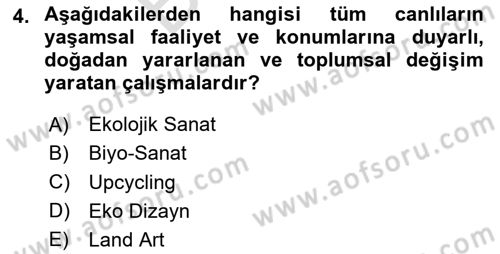 Sürdürülebilir Grafik Tasarım Dersi 2023 - 2024 Yılı (Final) Dönem Sonu Sınav Soruları 4. Soru