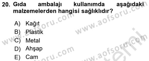 Sürdürülebilir Grafik Tasarım Dersi 2023 - 2024 Yılı Yaz Okulu Sınav Soruları 20. Soru