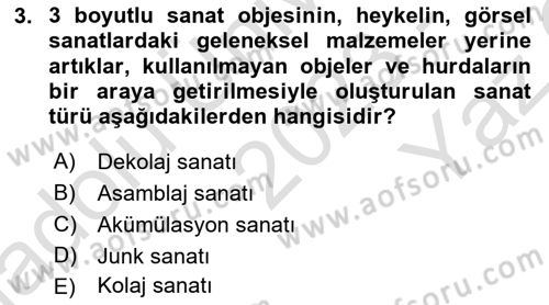 Sürdürülebilir Grafik Tasarım Dersi 2023 - 2024 Yılı Yaz Okulu Sınav Soruları 3. Soru
