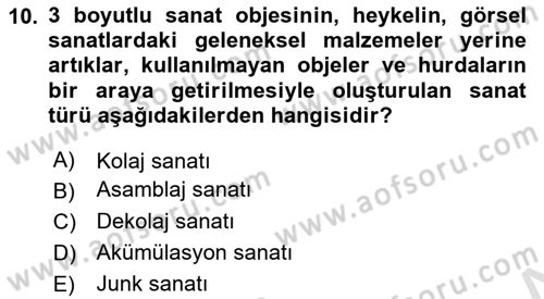 Sürdürülebilir Grafik Tasarım Dersi 2024 - 2025 Yılı (Vize) Ara Sınav Soruları 10. Soru