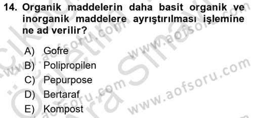 Sürdürülebilir Grafik Tasarım Dersi 2024 - 2025 Yılı (Vize) Ara Sınav Soruları 14. Soru