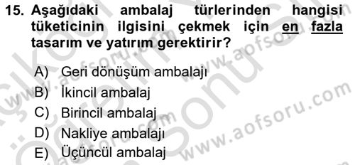 Sürdürülebilir Grafik Tasarım Dersi 2024 - 2025 Yılı (Final) Dönem Sonu Sınav Soruları 15. Soru