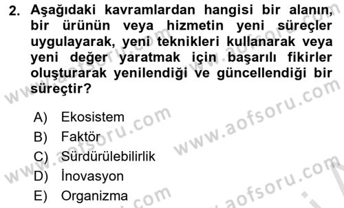 Sürdürülebilir Grafik Tasarım Dersi 2024 - 2025 Yılı Yaz Okulu Sınav Soruları 2. Soru