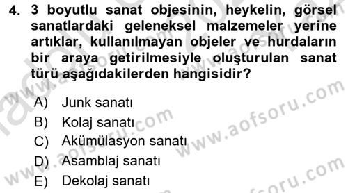 Sürdürülebilir Grafik Tasarım Dersi 2024 - 2025 Yılı Yaz Okulu Sınav Soruları 4. Soru