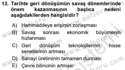 Sürdürülebilir Grafik Tasarım Dersi 2025 - 2026 Yılı (Vize) Ara Sınav Soruları 13. Soru