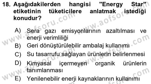 Sürdürülebilir Grafik Tasarım Dersi 2025 - 2026 Yılı (Vize) Ara Sınav Soruları 18. Soru