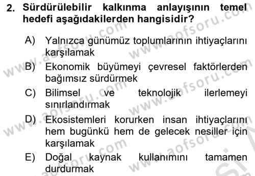 Sürdürülebilir Grafik Tasarım Dersi 2025 - 2026 Yılı (Vize) Ara Sınav Soruları 2. Soru