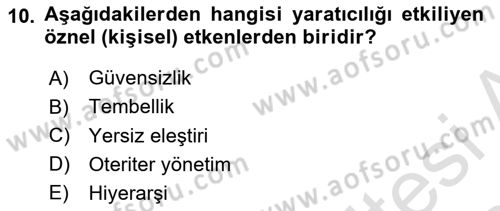 Eğitici İçerik Tasarımı Dersi 2023 - 2024 Yılı (Final) Dönem Sonu Sınav Soruları 10. Soru