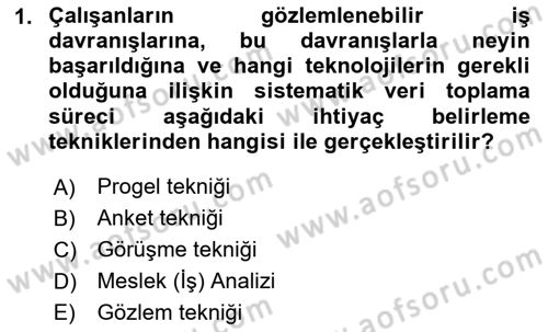Eğitici İçerik Tasarımı Dersi 2023 - 2024 Yılı Yaz Okulu Sınav Soruları 1. Soru