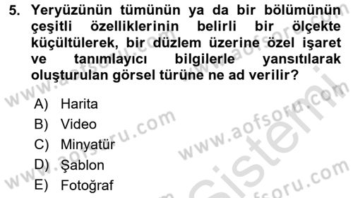 Eğitici İçerik Tasarımı Dersi 2023 - 2024 Yılı Yaz Okulu Sınav Soruları 5. Soru