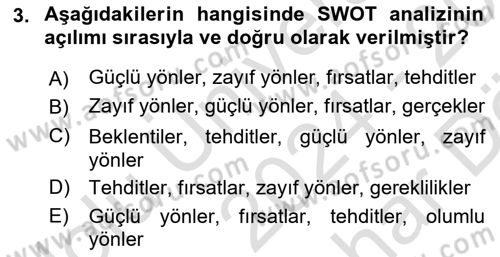 Eğitici İçerik Tasarımı Dersi 2024 - 2025 Yılı (Vize) Ara Sınav Soruları 3. Soru