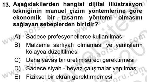 Eğitici İçerik Tasarımı Dersi 2025 - 2026 Yılı (Vize) Ara Sınav Soruları 13. Soru