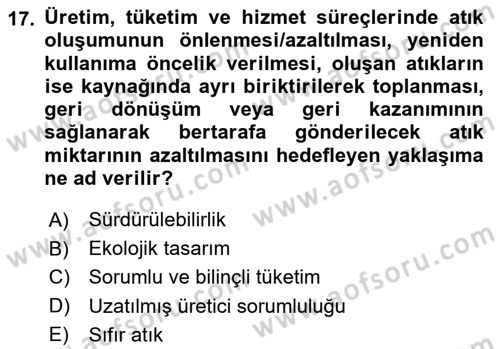 Ambalaj Tasarımı Dersi 2024 - 2025 Yılı (Final) Dönem Sonu Sınav Soruları 17. Soru