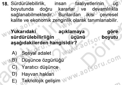 Ambalaj Tasarımı Dersi 2025 - 2026 Yılı (Final) Dönem Sonu Sınav Soruları 18. Soru