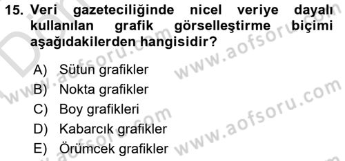 Bilgi Görselleştirme Dersi 2023 - 2024 Yılı (Final) Dönem Sonu Sınav Soruları 15. Soru