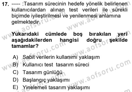 Bilgi Görselleştirme Dersi 2023 - 2024 Yılı Yaz Okulu Sınav Soruları 17. Soru