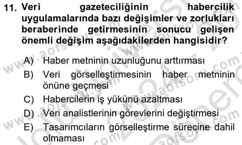 Bilgi Görselleştirme Dersi 2024 - 2025 Yılı (Final) Dönem Sonu Sınav Soruları 11. Soru