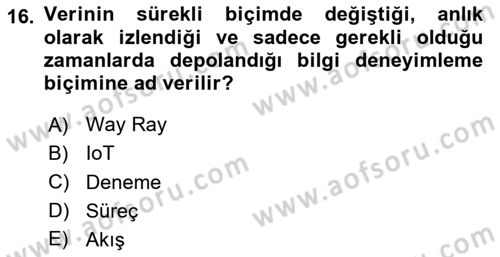 Bilgi Görselleştirme Dersi 2024 - 2025 Yılı (Final) Dönem Sonu Sınav Soruları 16. Soru