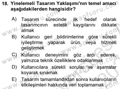 Bilgi Görselleştirme Dersi 2024 - 2025 Yılı (Final) Dönem Sonu Sınav Soruları 18. Soru