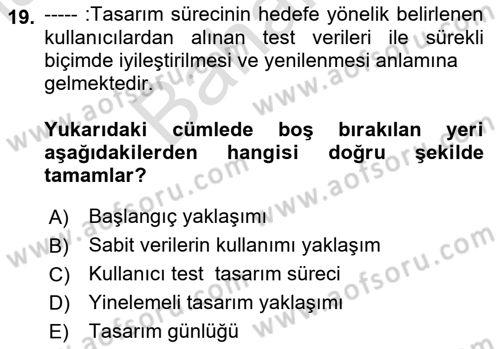 Bilgi Görselleştirme Dersi 2024 - 2025 Yılı (Final) Dönem Sonu Sınav Soruları 19. Soru