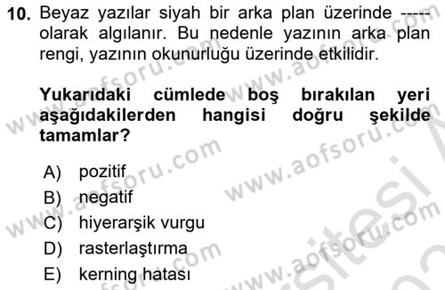 Bilgi Görselleştirme Dersi 2025 - 2026 Yılı (Final) Dönem Sonu Sınav Soruları 10. Soru