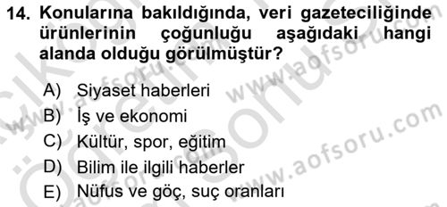 Bilgi Görselleştirme Dersi 2025 - 2026 Yılı (Final) Dönem Sonu Sınav Soruları 14. Soru