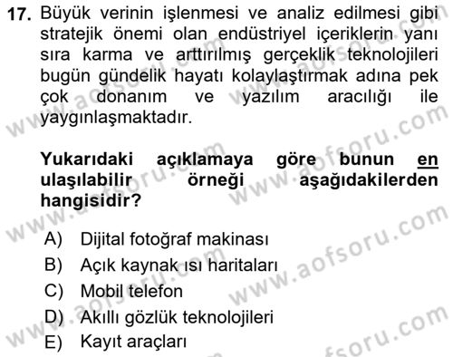 Bilgi Görselleştirme Dersi 2025 - 2026 Yılı (Final) Dönem Sonu Sınav Soruları 17. Soru