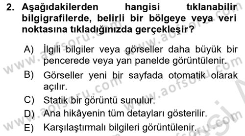 Bilgi Görselleştirme Dersi 2025 - 2026 Yılı (Final) Dönem Sonu Sınav Soruları 2. Soru