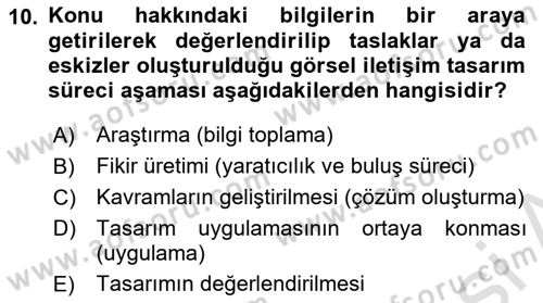 Engellilik Ve Erişilebilir Tasarım Dersi Ara Sınavı Deneme Sınav Soruları 10. Soru
