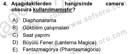Hareketli Grafik Tasarımı Dersi 2024 - 2025 Yılı (Vize) Ara Sınav Soruları 4. Soru