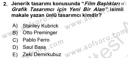 Hareketli Grafik Tasarımı Dersi 2024 - 2025 Yılı (Final) Dönem Sonu Sınav Soruları 2. Soru