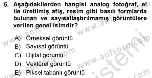Hareketli Grafik Tasarımı Dersi 2024 - 2025 Yılı (Final) Dönem Sonu Sınav Soruları 5. Soru