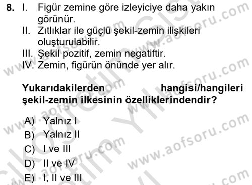Hareketli Grafik Tasarımı Dersi 2024 - 2025 Yılı Yaz Okulu Sınav Soruları 8. Soru