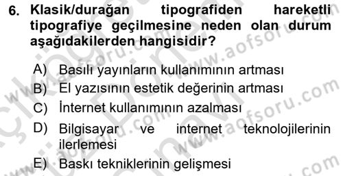 Hareketli Grafik Tasarımı Dersi 2025 - 2026 Yılı (Final) Dönem Sonu Sınav Soruları 6. Soru