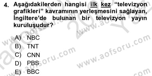 Hareketli Grafik Tasarımı Dersi 2025 - 2026 Yılı Yaz Okulu Sınav Soruları 4. Soru