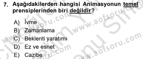 3B Tasarım ve Modelleme Dersi 2024 - 2025 Yılı (Final) Dönem Sonu Sınav Soruları 7. Soru
