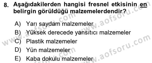 3B Tasarım ve Modelleme Dersi 2024 - 2025 Yılı Yaz Okulu Sınav Soruları 8. Soru