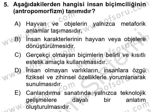 3B Tasarım ve Modelleme Dersi 2025 - 2026 Yılı (Final) Dönem Sonu Sınav Soruları 5. Soru