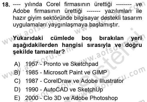 Posthümanist Tasarım Yaklaşımları Dersi 2024 - 2025 Yılı Yaz Okulu Sınav Soruları 18. Soru