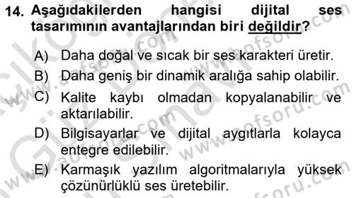 Posthümanist Tasarım Yaklaşımları Dersi 2025 - 2026 Yılı (Final) Dönem Sonu Sınav Soruları 14. Soru