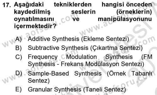 Posthümanist Tasarım Yaklaşımları Dersi 2025 - 2026 Yılı Yaz Okulu Sınav Soruları 17. Soru