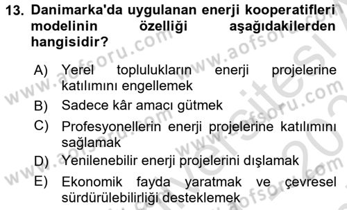 Tasarım Süreçleri Ve Yönetimi Dersi 2024 - 2025 Yılı (Final) Dönem Sonu Sınav Soruları 13. Soru